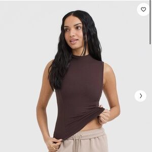 ISO Oner active mellow plum brown tank (full length) in XS
